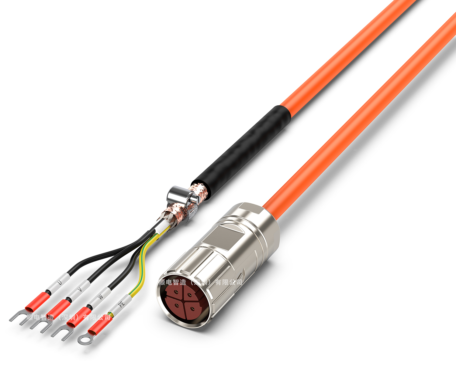 西門(mén)子V90預(yù)裝配電機(jī)電纜組件